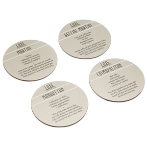 Luxe Lounge Drinks Coasters 10cm