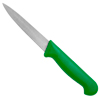 Genware Vegetable Knife 4inch Green - Salad & Fruit