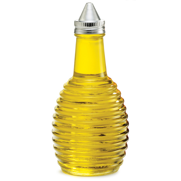 Utopia Glass Vinegar Shaker Bottle with Plastic Cap 148ml Pack of 12 