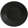 Midnight Wide Rim Plate Black 30.5cm