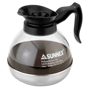 Sunnex Polycarbonate Coffee Decanter 62oz / 1.8ltr