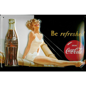 Coca Cola Be Refreshed Plaque