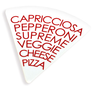 Taste Pizza Slice Plates 18cm