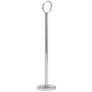 Flat Bottom Number Stand Chrome