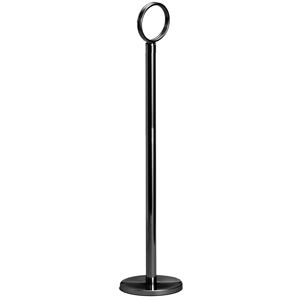 Flat Bottom Number Stand Black Case Of 12