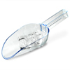 Plastic Drainer Ice Scoop Clear 7oz