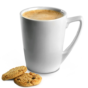 Royal Genware Angled Latte Mugs 12.25oz / 350ml