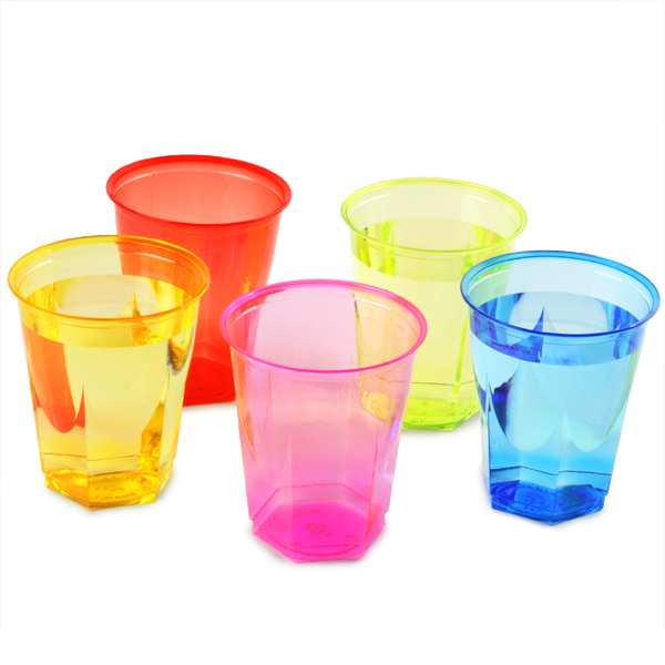 Crystal Rainbow Disposable Party Cups 8 8oz 250ml Polystyrene Cups Disposable Tumblers Buy At Drinkstuff