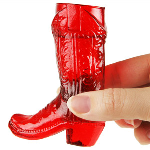 Cowboy Boot Plastic Shot Glasses 2oz / 60ml