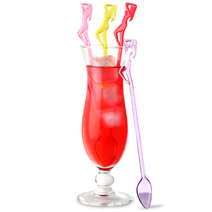Sexy Lady Spoon Cocktail Stirrers