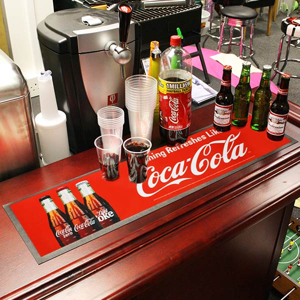Coca-Cola Bar Tap Rubber Mat 