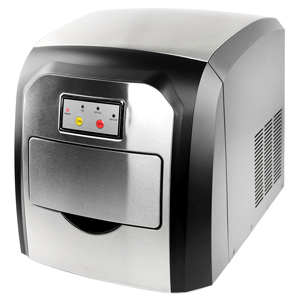 Ice Appliance Compact Deluxe Ice Maker Stainless Steel