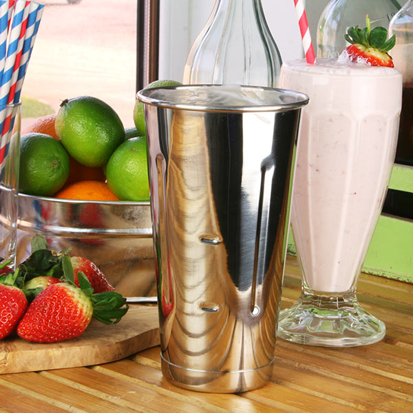 American Stainless Steel Malt Cup 30oz  Milkshake Cup Smoothie Cup Malt  Tin - Buy at Drinkstuff