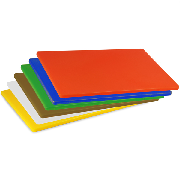 Professional High Density Colour Coded Chopping Boards Solid Strong Plastic  Cutting Board Choose From 7 Colours 45cm X 30cm X 1cm 12x18 