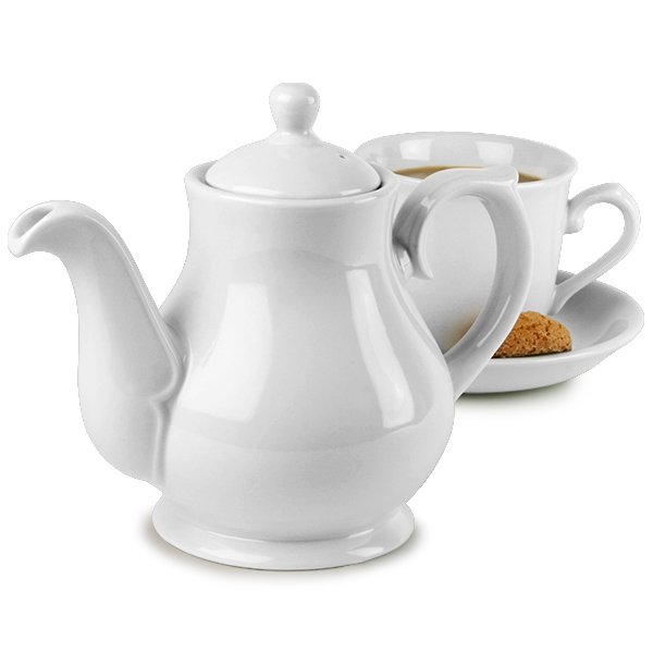 Churchill White Sandringham Coffee / Tea Pot PS15 15oz