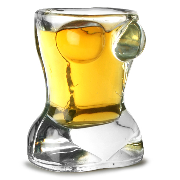 Sexy Torso Shot Glass 0.7oz / 20ml | Drinkstuff