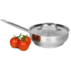 Genware Stainless Steel Sauteuse Pan & Lid 2.8ltr