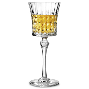 Cristal Darques Lady Diamond Wine Glasses 67oz 190ml Case Of 12